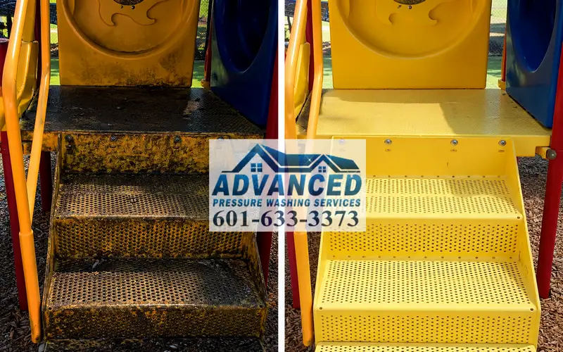 Playground equipment cleaning for schools parks and childcare facilities in Central Mississippi