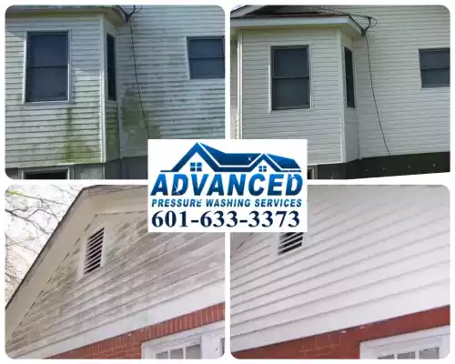 House soft washing service by Advanced Pressure Washing Services - 601-633-3373