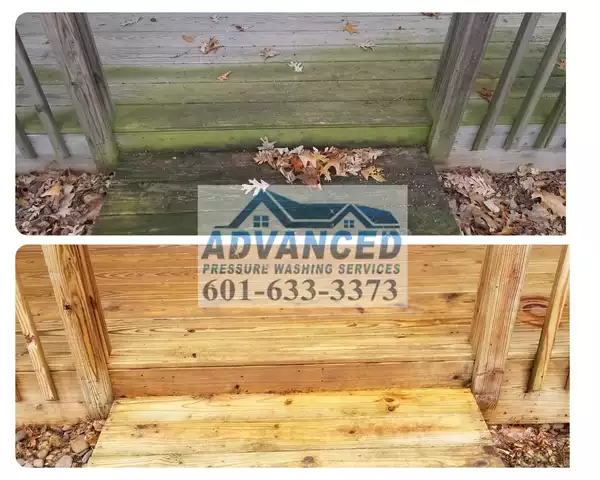 wood cleaning Brandon MS by Advanced Pressure Washing Services LLC